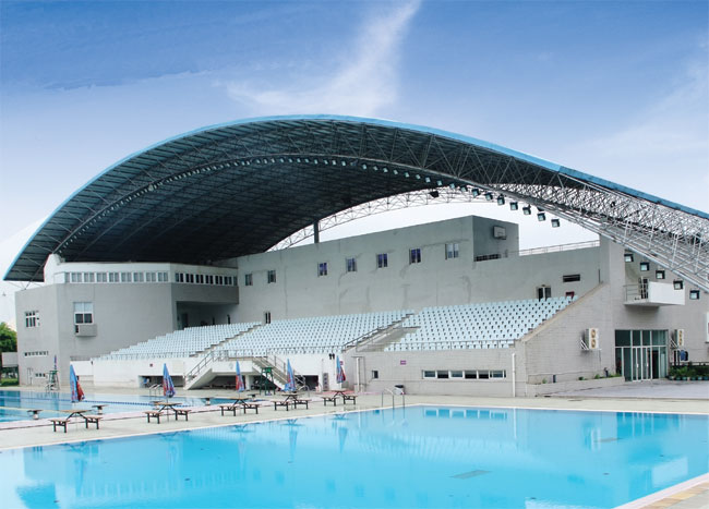 绥化游泳馆网架