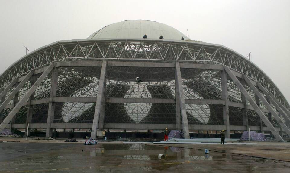 绥化温泉馆网架工程